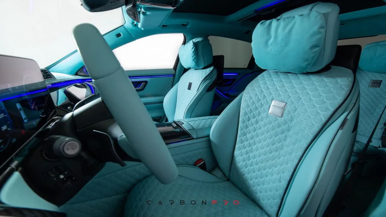 Leather interior with executive seats