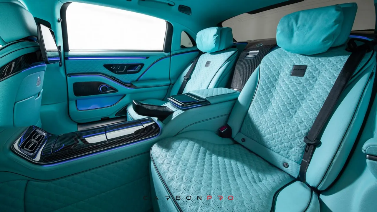 Leather interior with executive seats