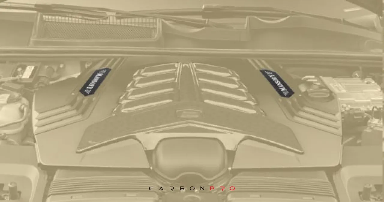 Logo emblems for engine cover