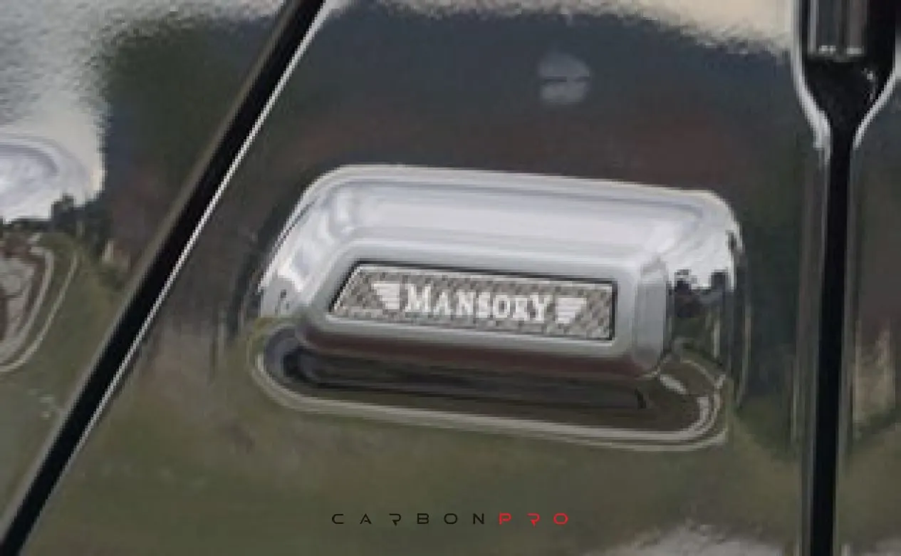 Logo for A pillar for car with MANSORY G-WIDE KITs with panels