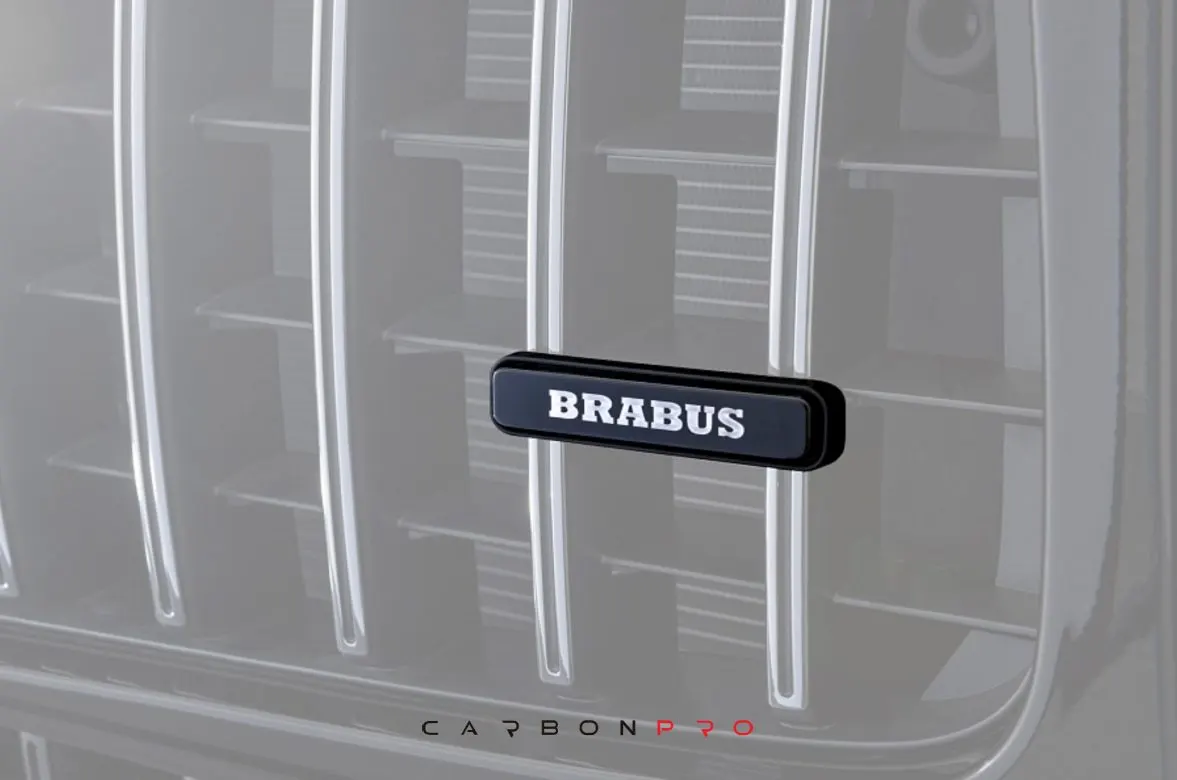 Logo illuminated for grill