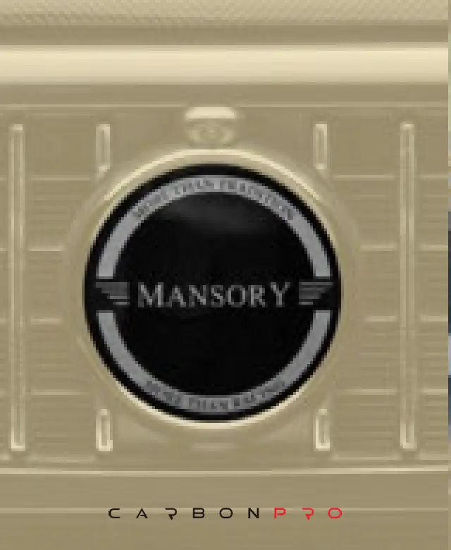 MANSORY logo for grill mask  silver