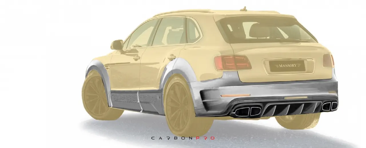 MANSORY WIDE BODY KIT (car with towbar without radar)