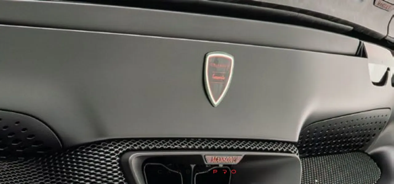 MANSOSRY individualized rear bumper emblem