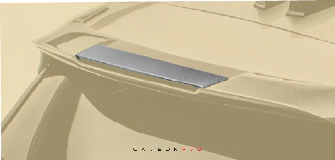 Middle roof spoiler – exposed