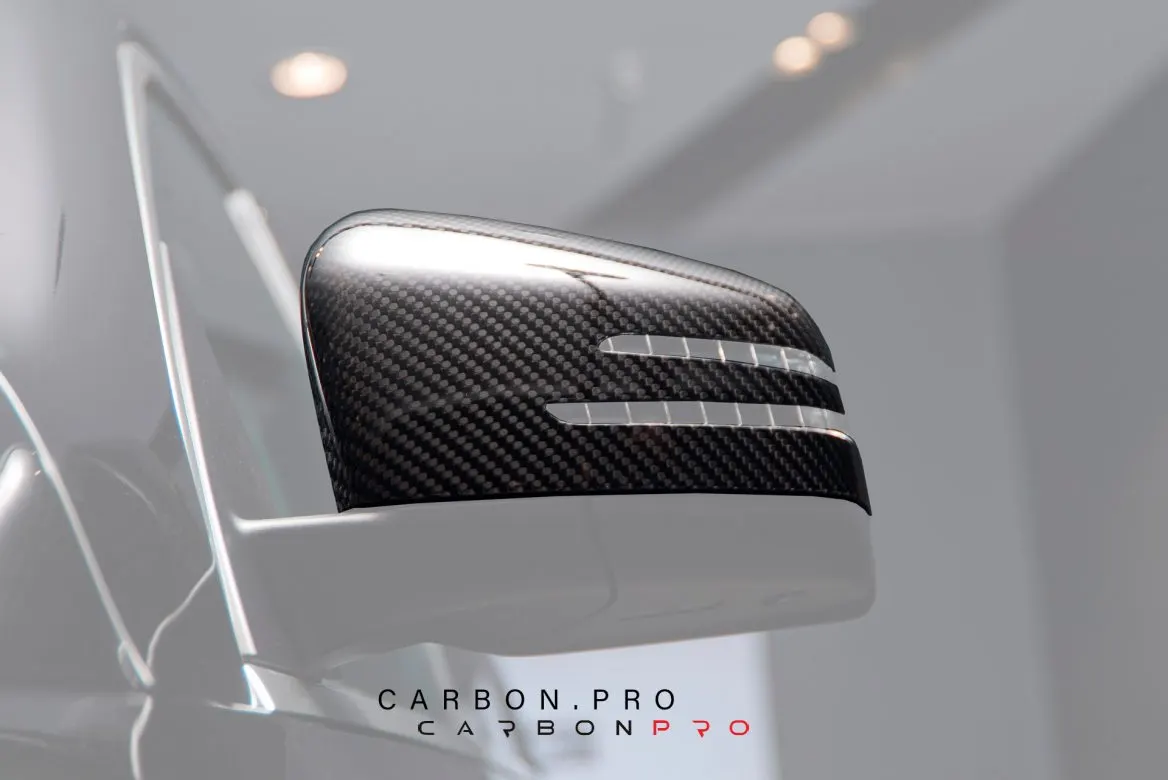 Carbon mirror covers