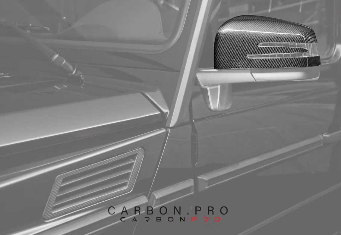 Carbon mirror covers
