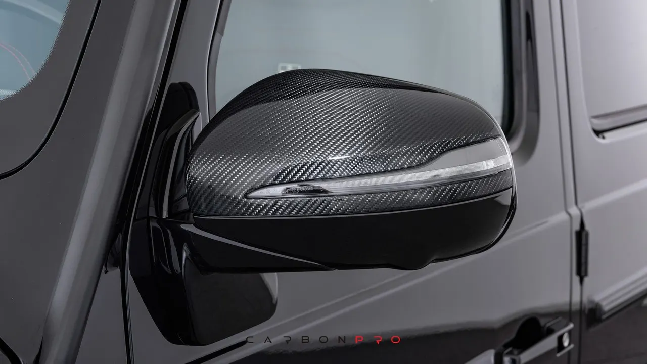 Carbon mirror caps (replacements)