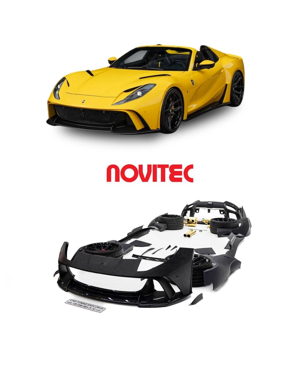 Ferrari 812 GTS NOVITEC Aero, Wheels and Exhaust Package