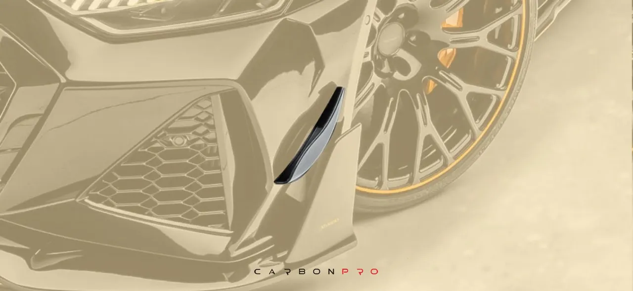 Race flaps for MANSORY front bumper