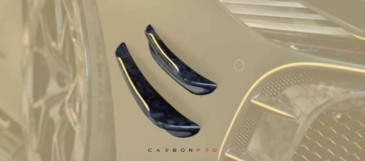 Race flaps MANSORY for OEM front bumper