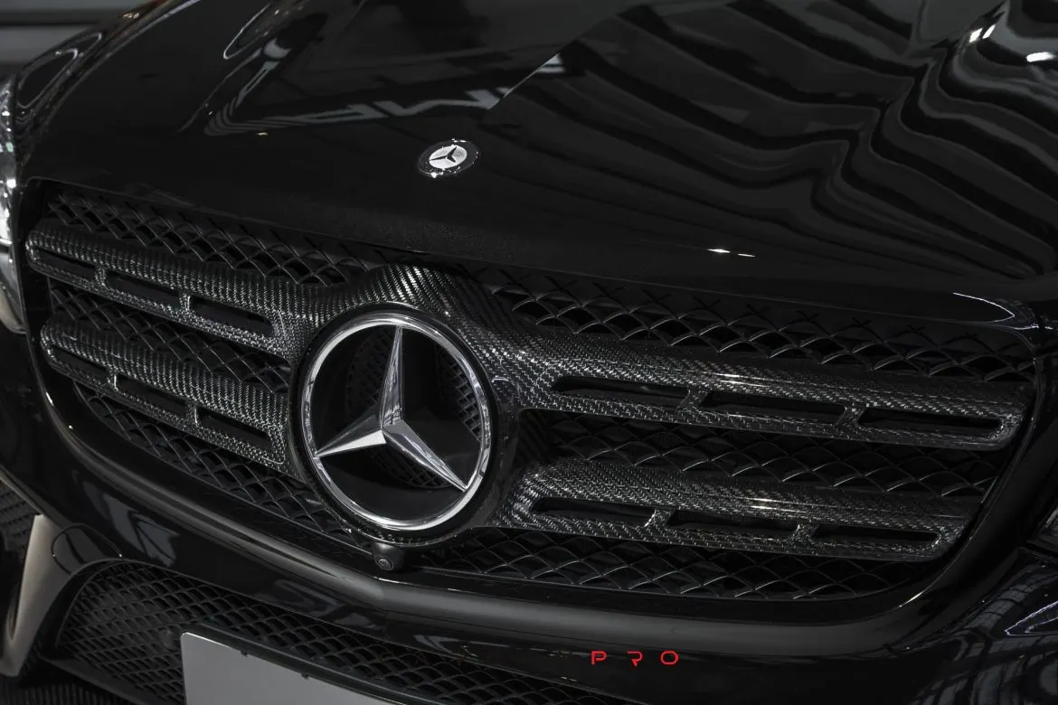 Carbon radiator grill