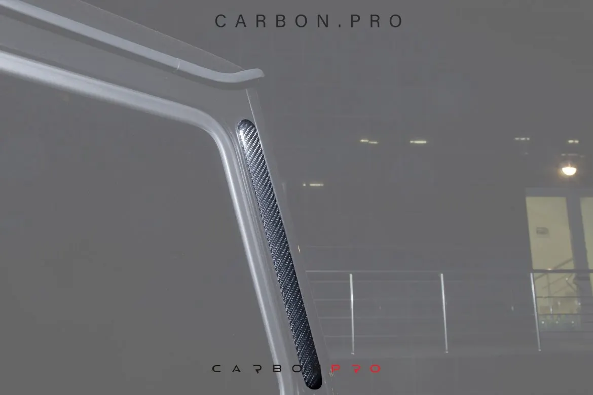 Carbon rear air intakes