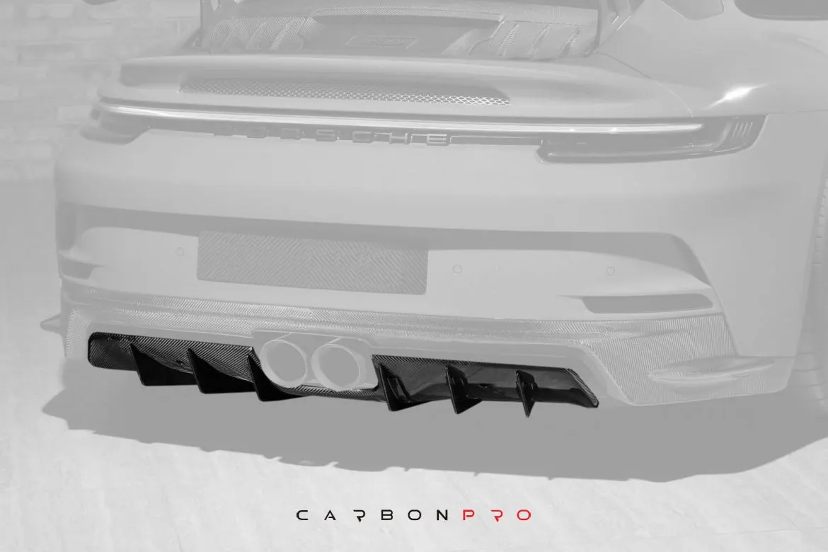 Rear bumper diffuser