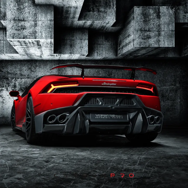 Rear bumper Lamborghini Huracan Novara Edizione Aero with rear diffuser