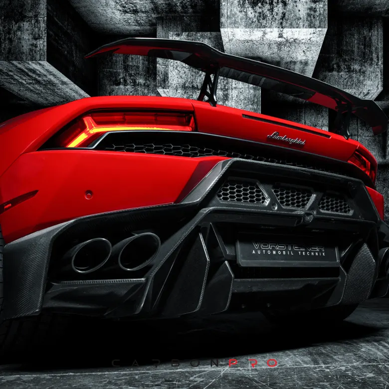 Rear bumper Lamborghini Huracan Novara Edizione Aero with rear diffuser