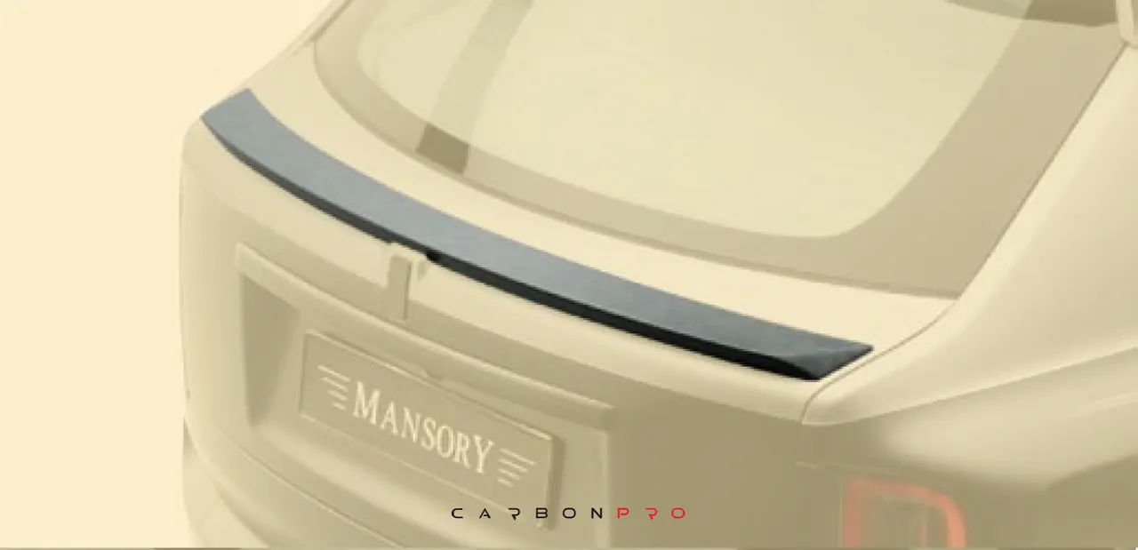 Rear decklid spoiler – exposed