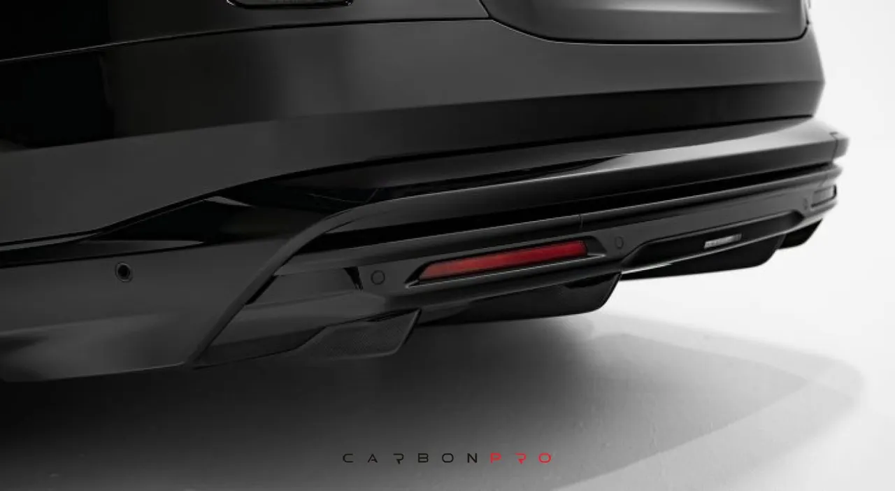 Rear diffuser fins