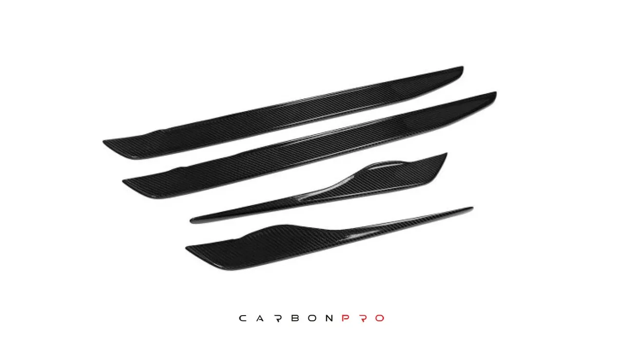 Rear diffuser fins