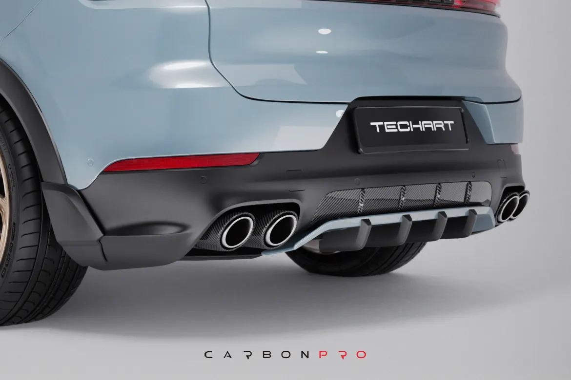 Rear Diffuser “Four Fast Fins” for E3.2 Cayenne