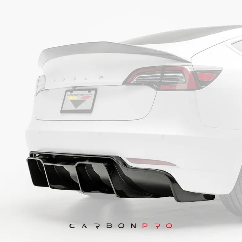 Rear diffuser Tesla Model 3 Volta Aero TRACK EDITION