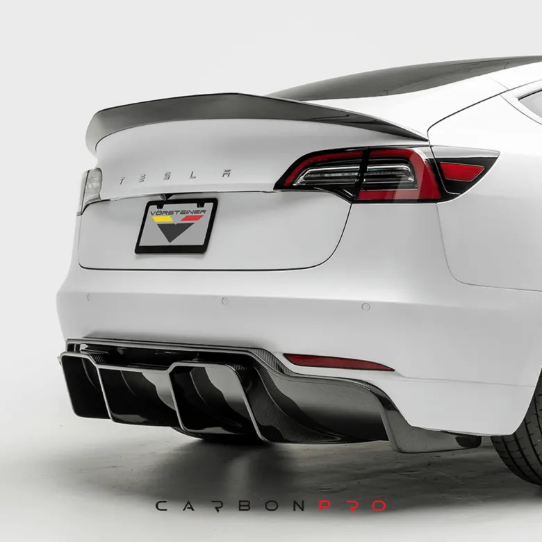 Rear diffuser Tesla Model 3 Volta Aero TRACK EDITION