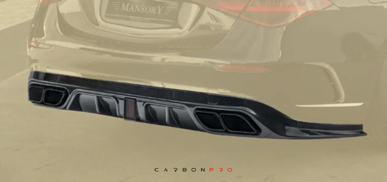 Rear diffuser with Race brake light