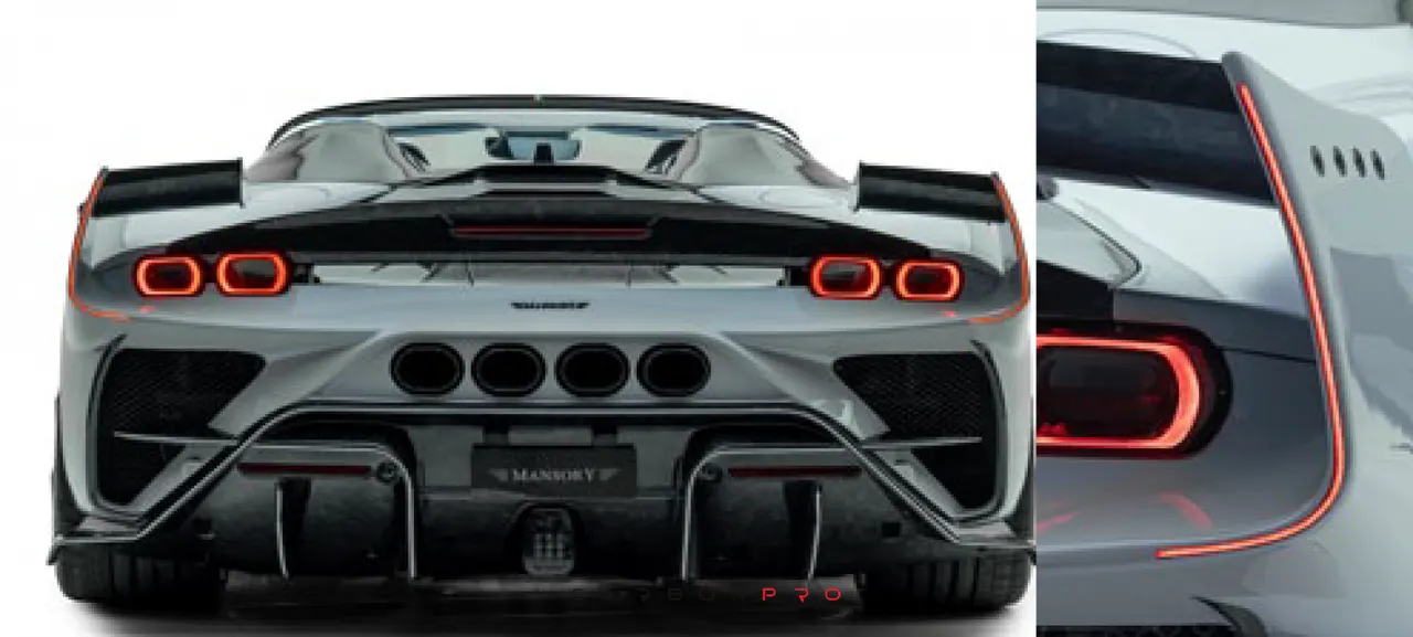 Rear drl lights red