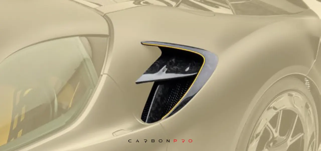 Rear fender air intakes splitter for spider