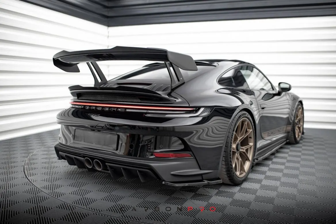 Carbon Rear Side Splitters Porsche 911 992 GT3