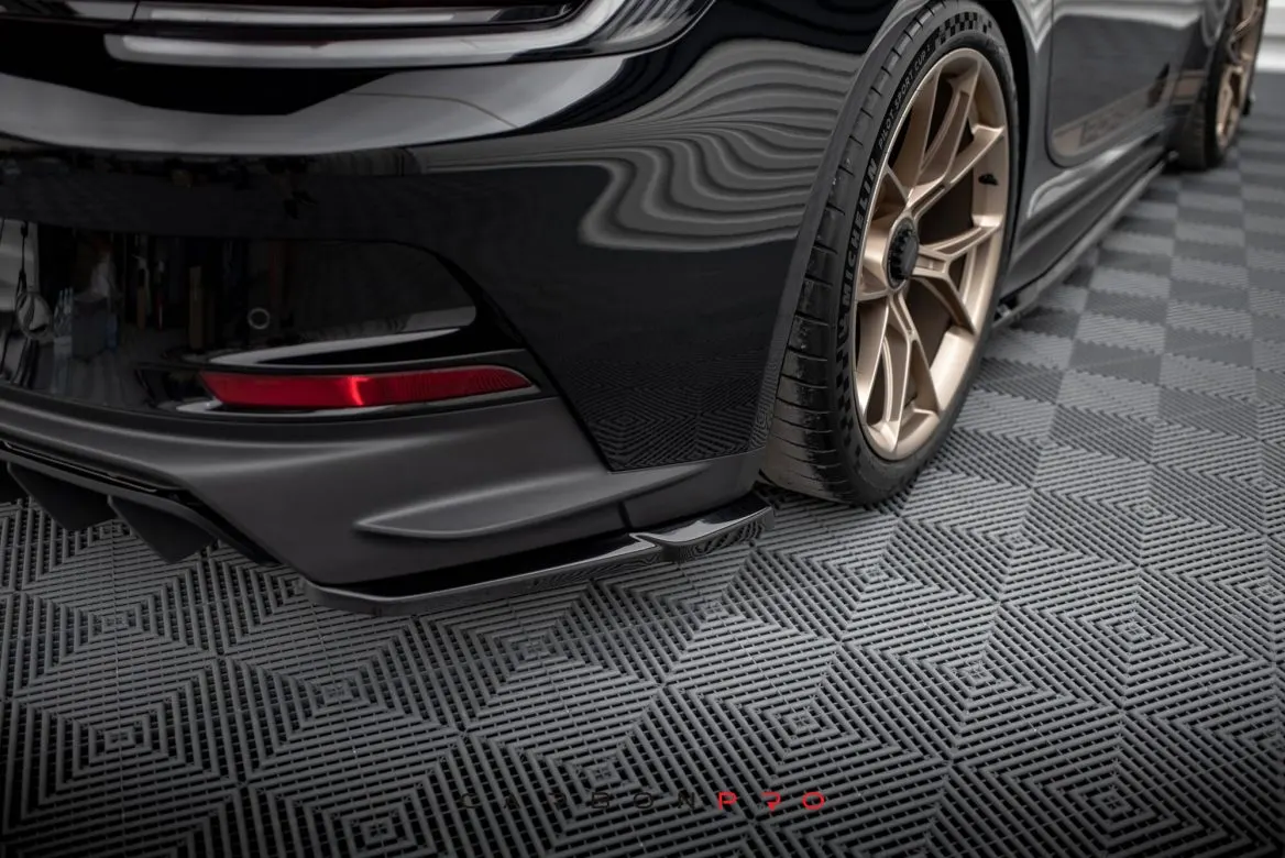 Carbon Rear Side Splitters Porsche 911 992 GT3
