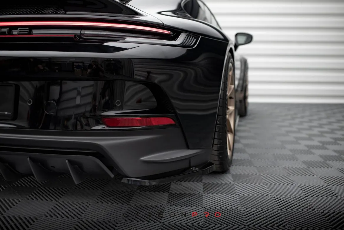Carbon Rear Side Splitters Porsche 911 992 GT3