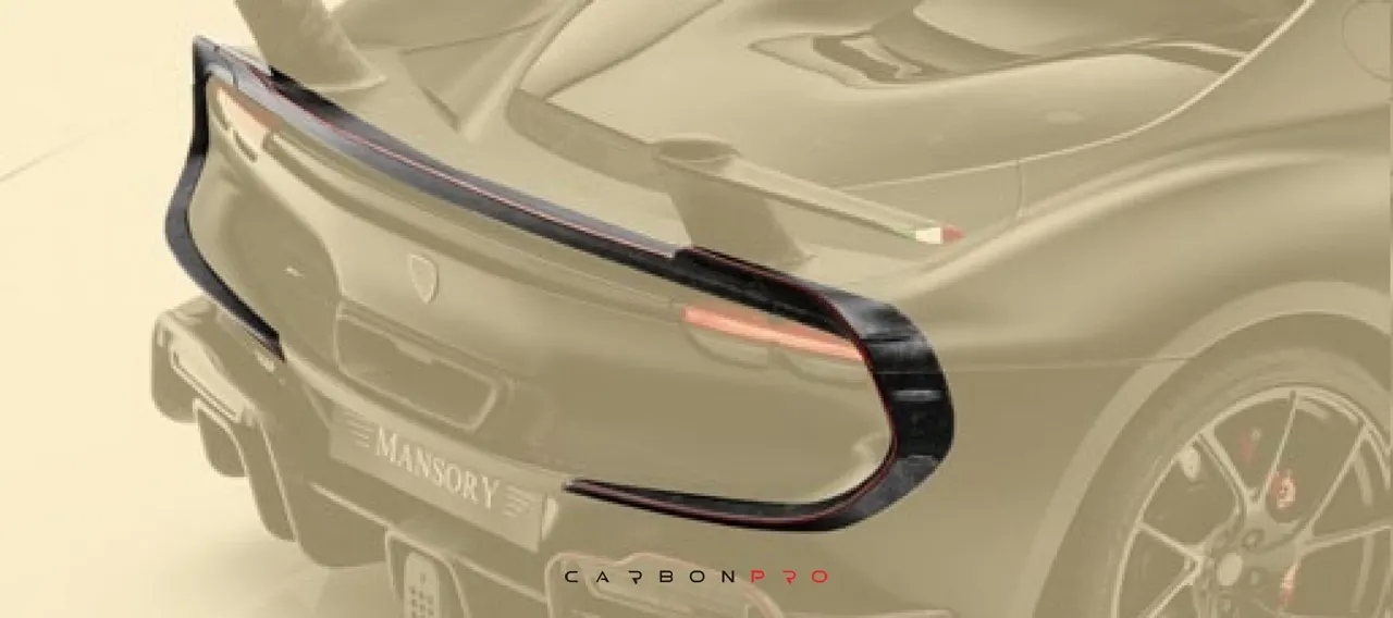Rear spoiler – 296 GTB with air splitter