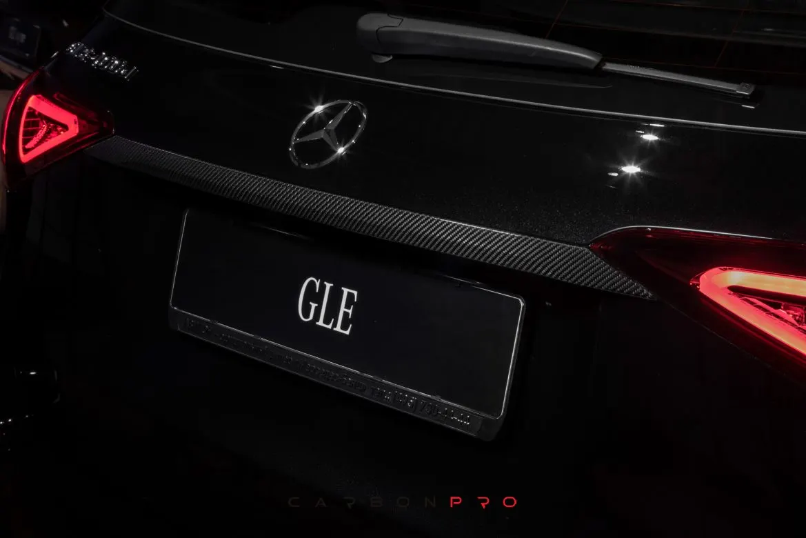 Carbon Trunk add on between tail lights