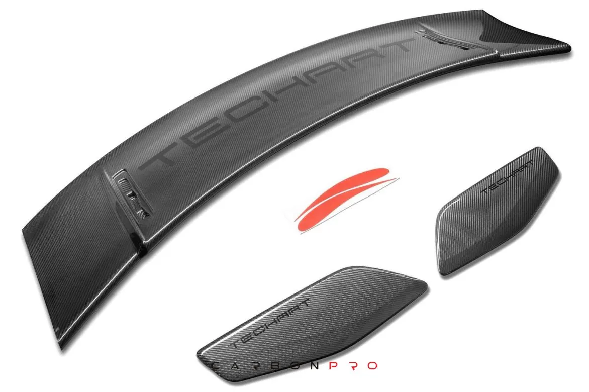 Rear Spoiler profile w/ Wing End Plates for 992 GT3