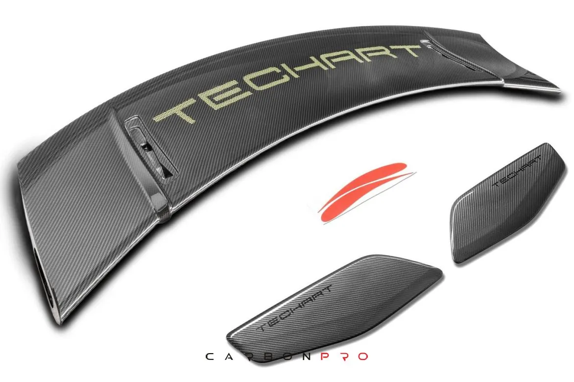 Rear Spoiler profile w/ Wing End Plates for 992 GT3