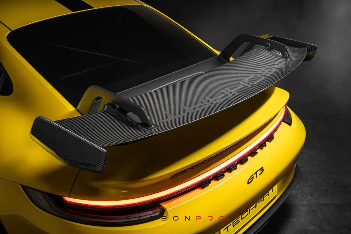 Rear Spoiler Wing End Plates L/R for 992 GT3