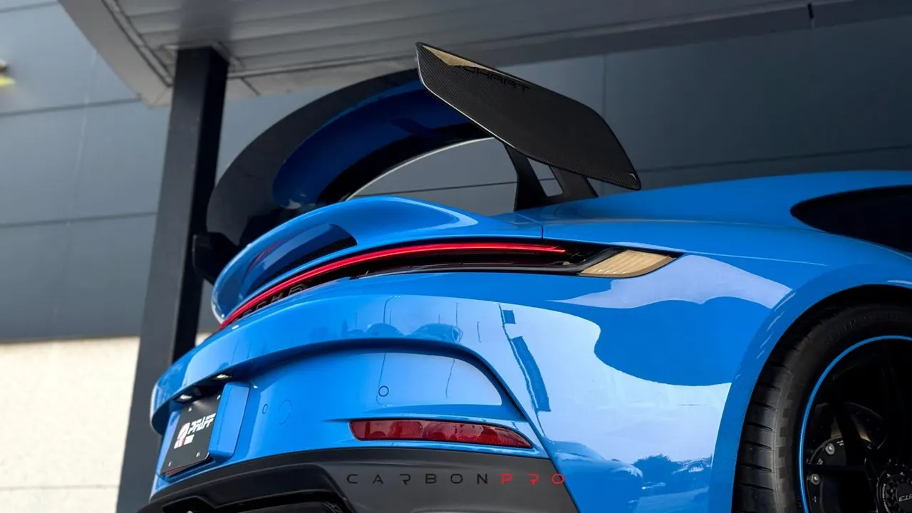 Rear Spoiler Wing End Plates L/R for 992 GT3