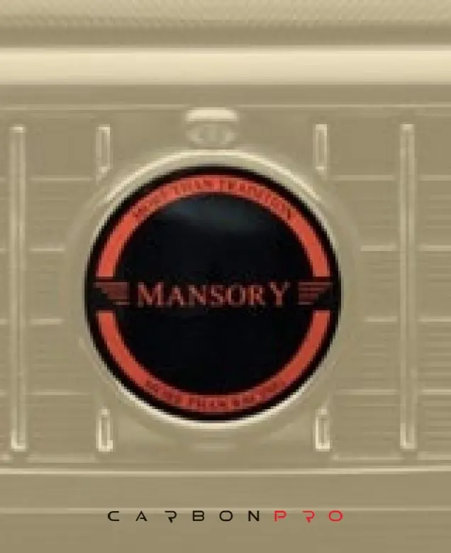 Red Illuminated MANSORY logo