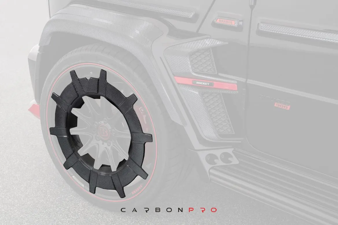 Rocket Carbon Wheel add ons for Monoblock Z (4pcs)