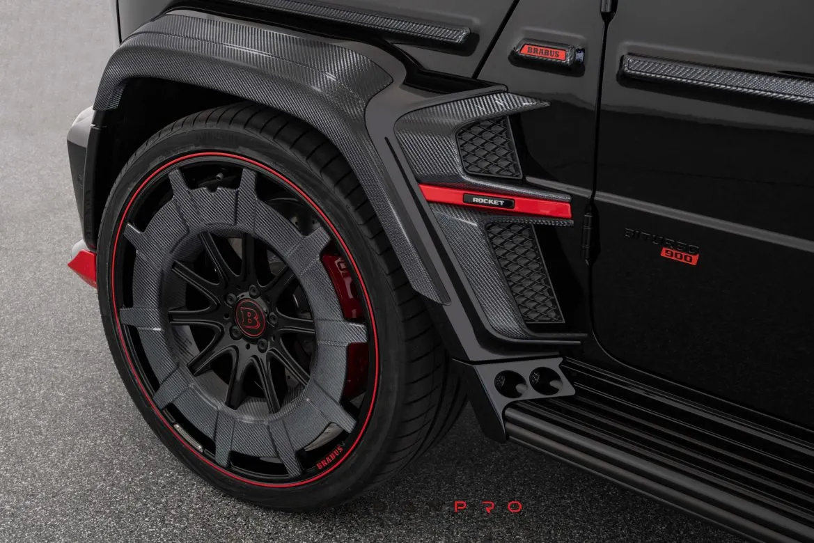Rocket Carbon Wheel add ons for Monoblock Z (4pcs)