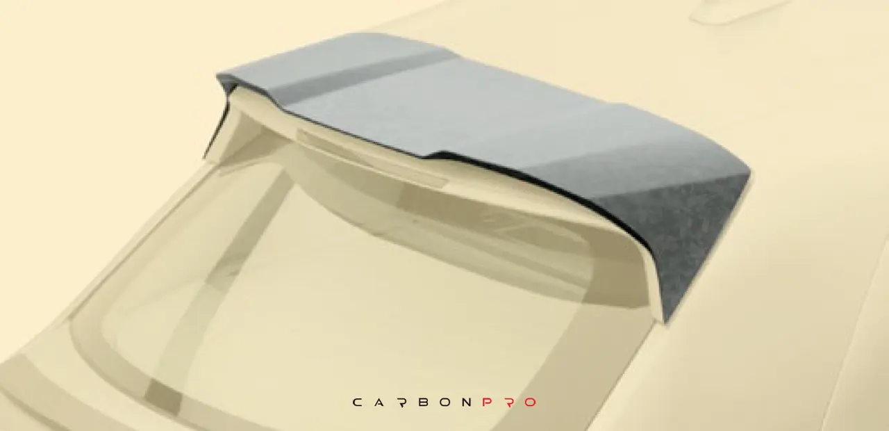 Roof spoiler – exposed