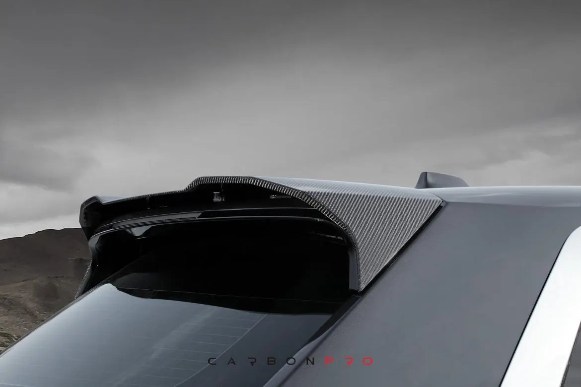 Roof spoiler – exposed