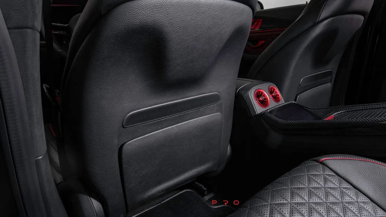 Seat back covers front seats leather