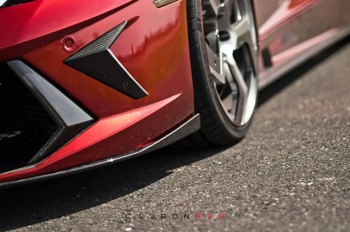 Side angles for original front bumper