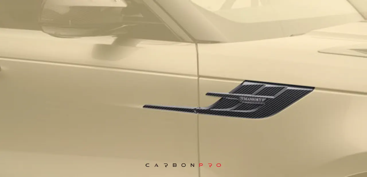 Side panels with logo