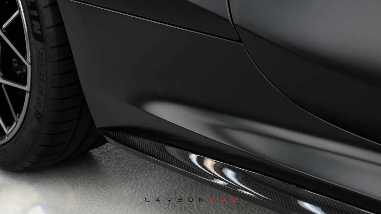 Carbon Side skirt add ons