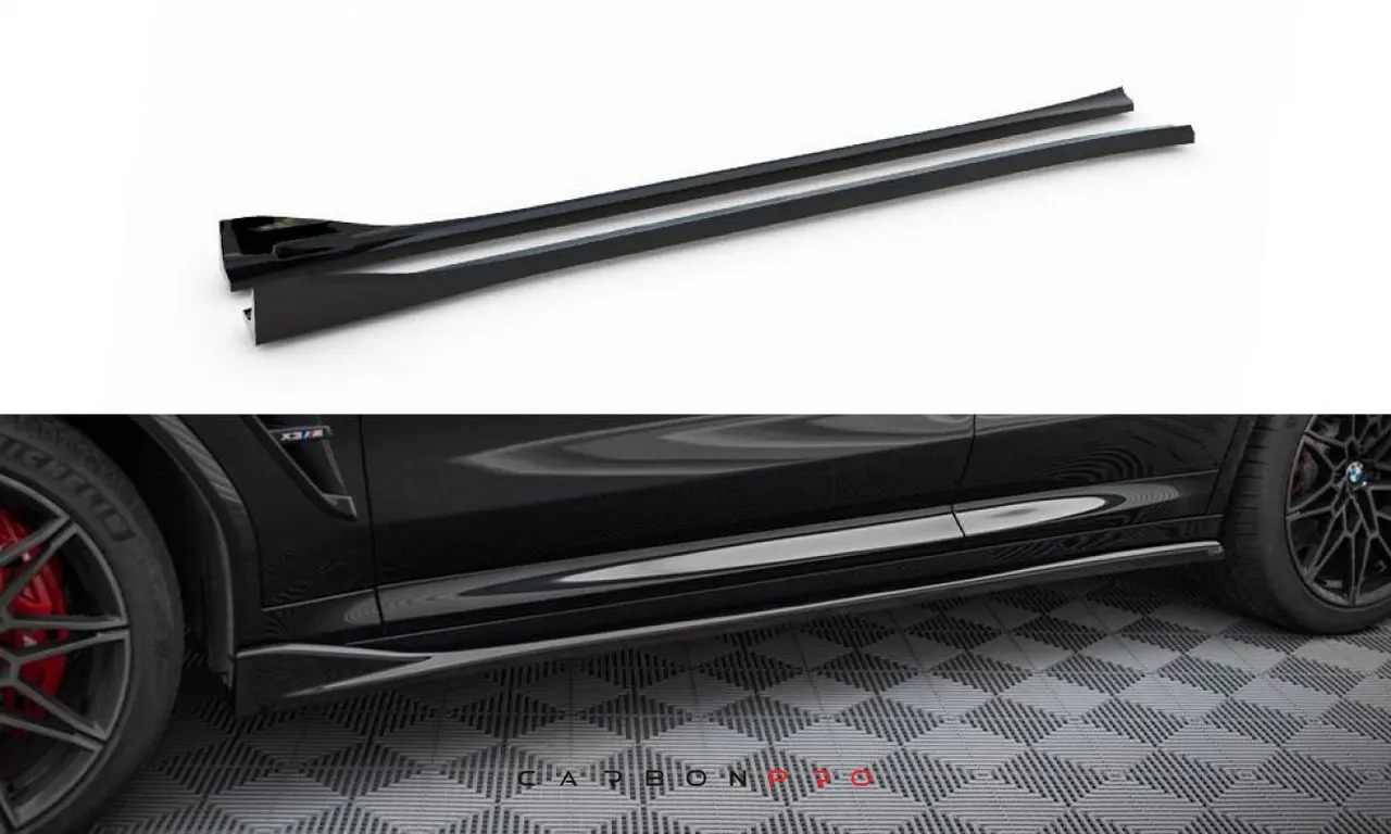 Carbon Side Skirts Diffusers BMW X3 M F97 Facelift