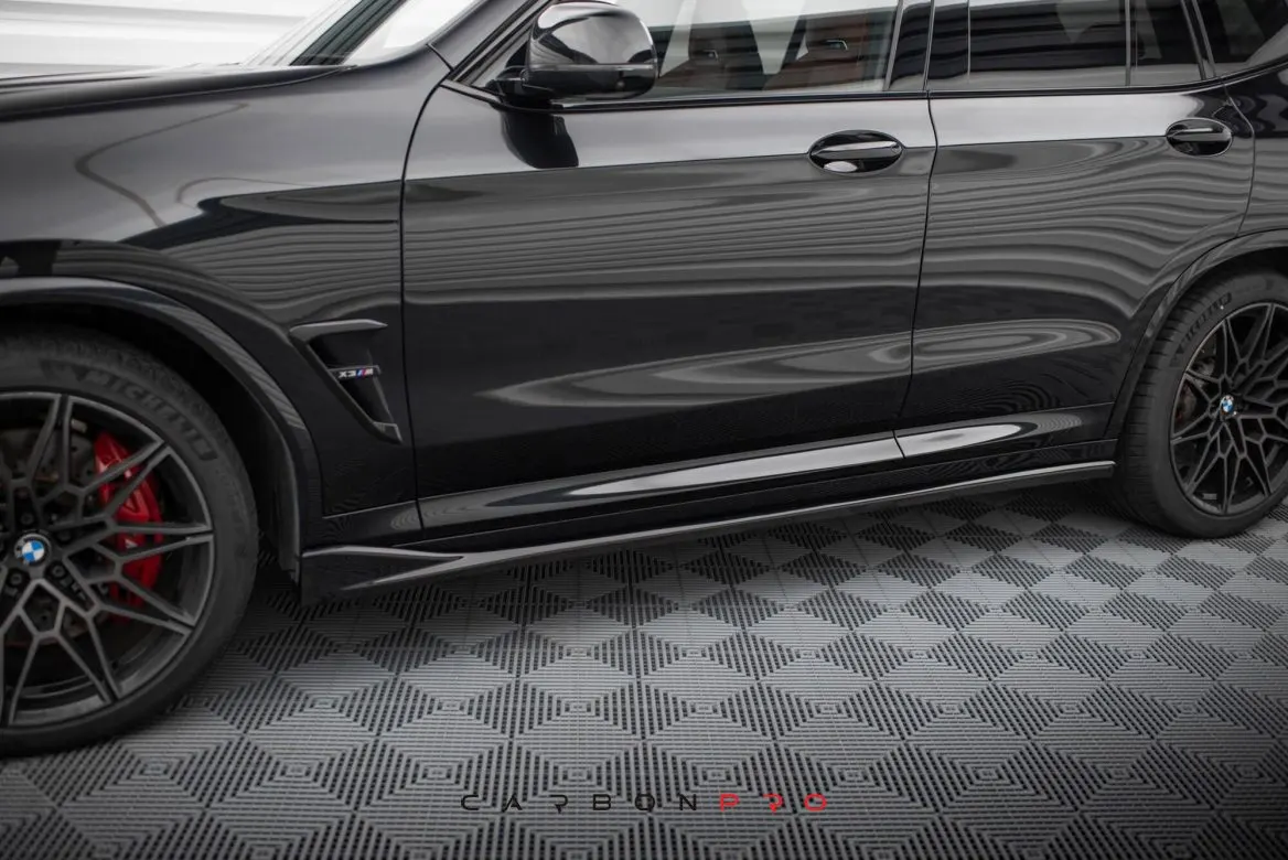 Carbon Side Skirts Diffusers BMW X3 M F97 Facelift