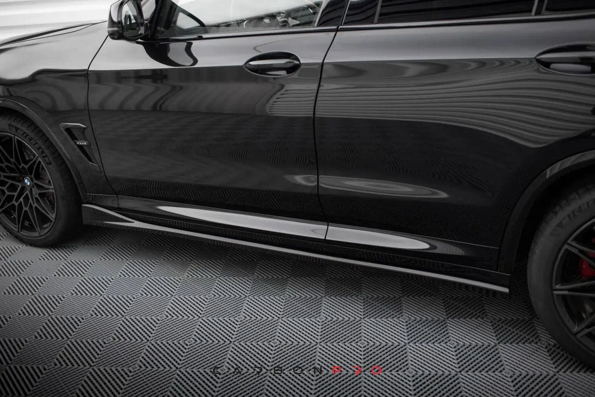 Carbon Side Skirts Diffusers BMW X3 M F97 Facelift